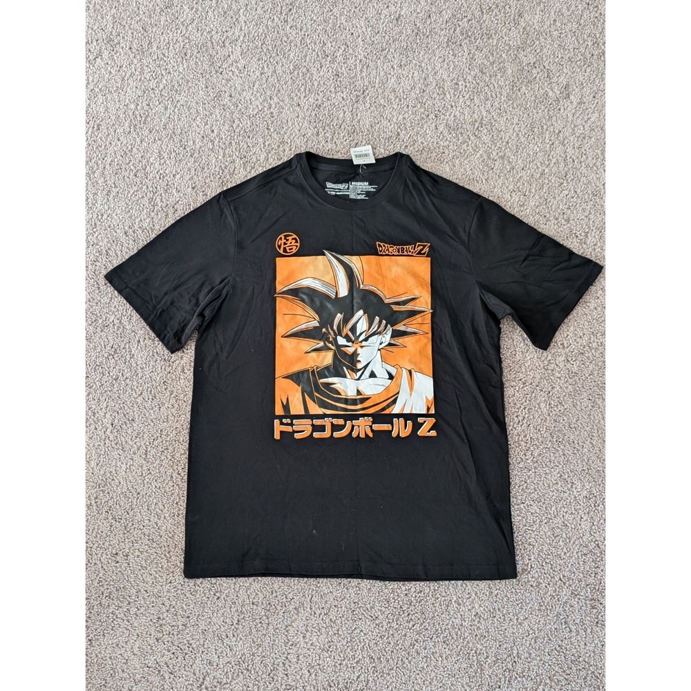 NWT Bioworld Shirt Men's Medium Dragon Ball Z Goku Black